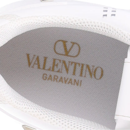 Valentino Garavani Calfskin Men's Backnet Sneakers 46 White