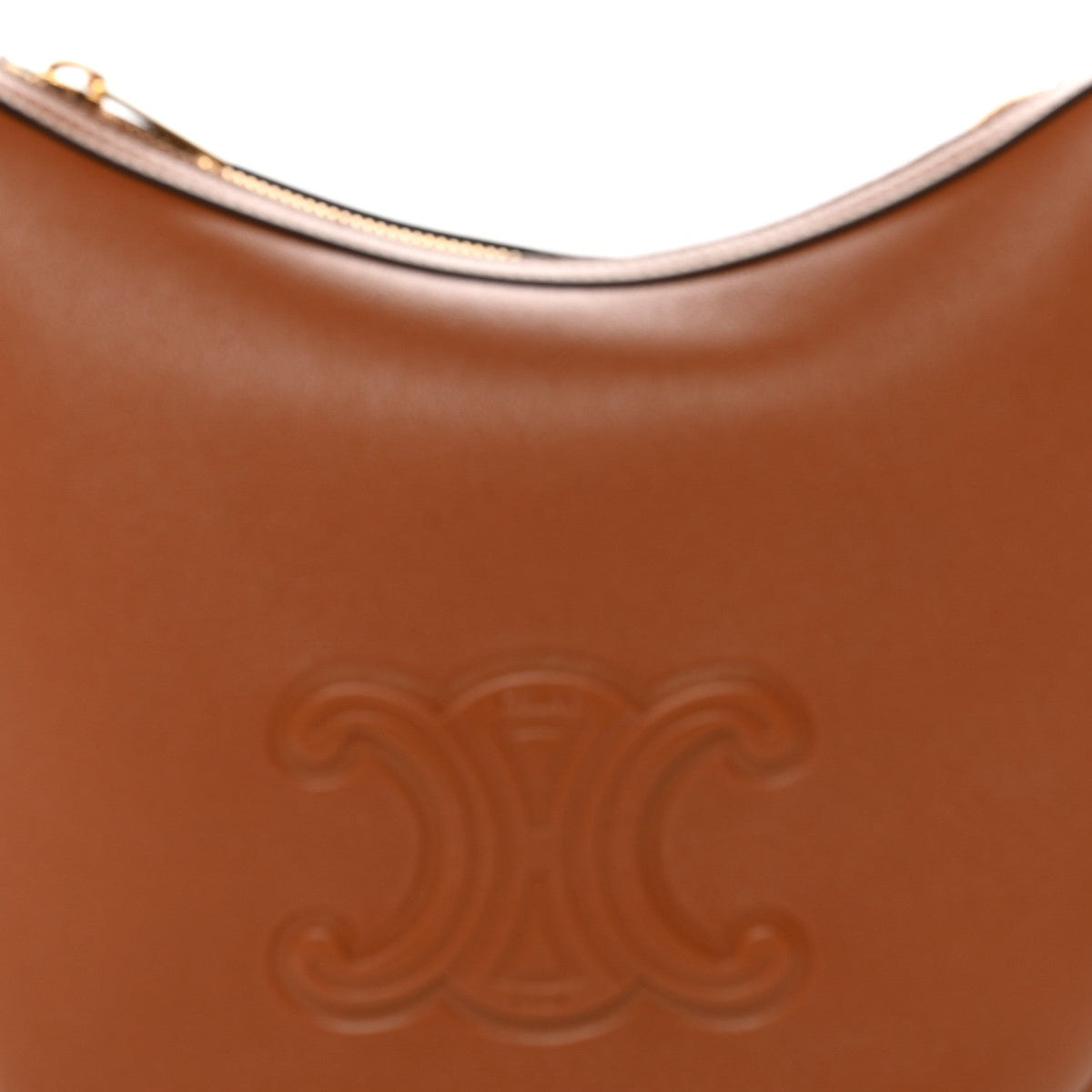 Small Calfskin Shoulder Bag - Tan
