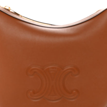 Small Calfskin Shoulder Bag - Tan