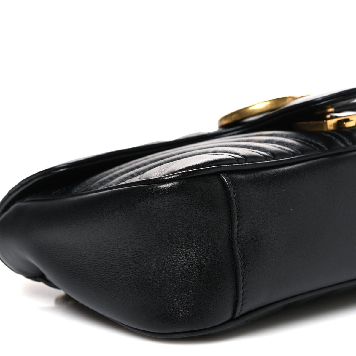 Small Calfskin Shoulder Bag - Black