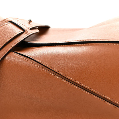 Medium Calfskin Handbag - Tan