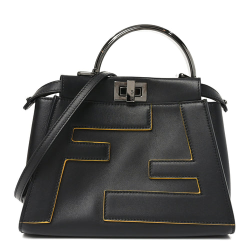Mini Nappa Satchel Bag - Black
