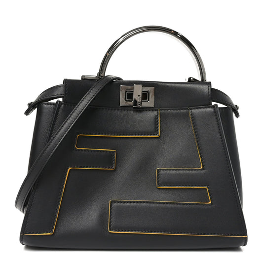 Mini Nappa Satchel Bag - Black