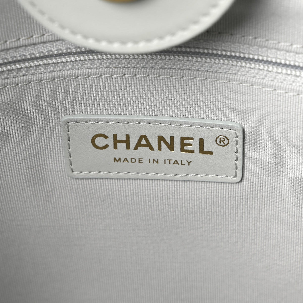 Small Calfskin Tote Bag - Grey