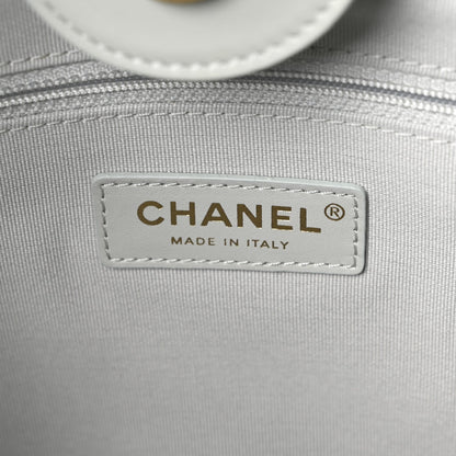 Small Calfskin Tote Bag - Grey