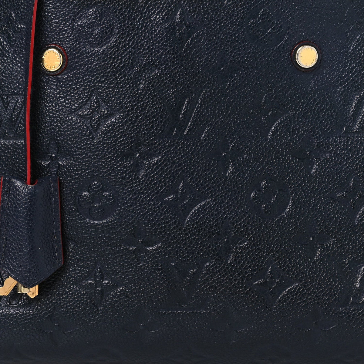 Empreinte Montaigne Bb Marine Rouge Handbag
