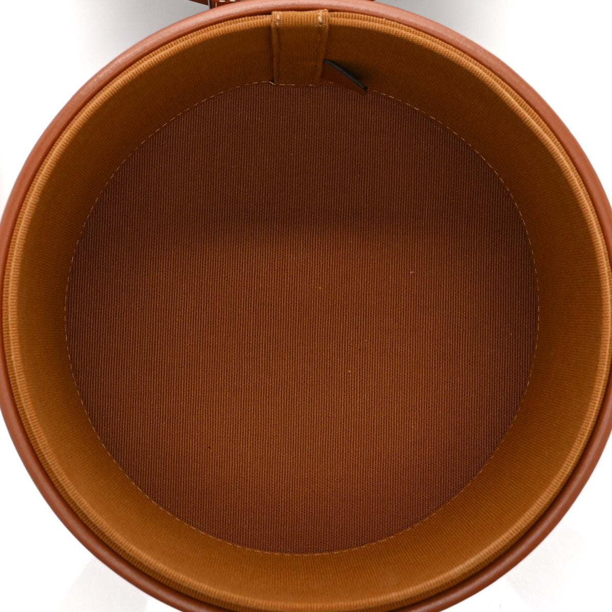 Medium Calfskin Canvas Handbag - Tan