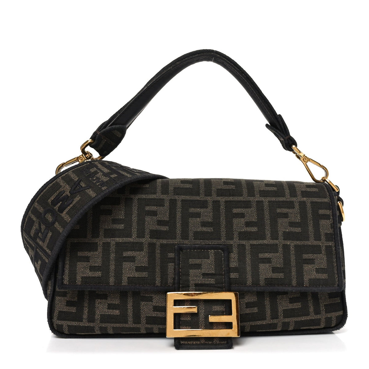 Medium Fabric Handbag - Black