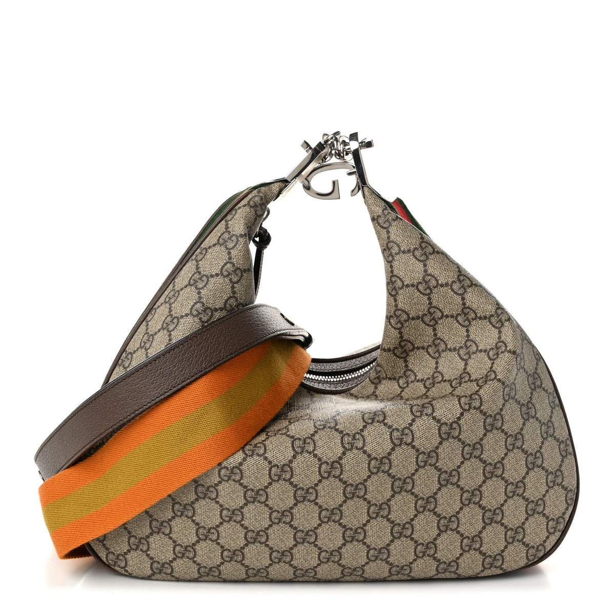 Large Calfskin Shoulder Bag - Red