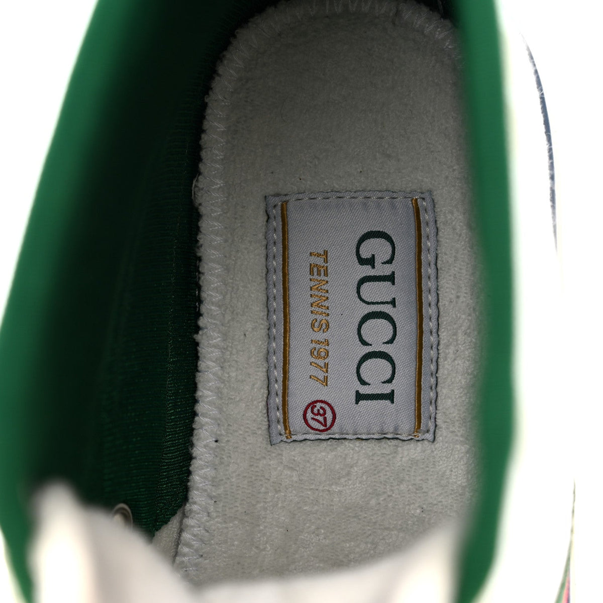 Gucci Canvas Women's 1977 Tennis High Top Sneakers 37 White