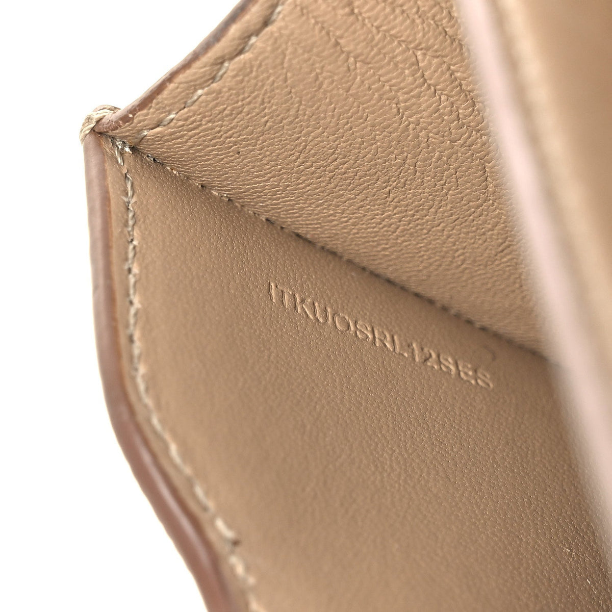 Small Calfskin Handbag - Beige