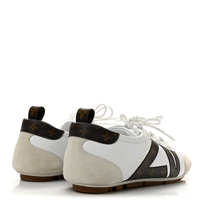 Louis Vuitton Monogram Calfskin Women's LV Sneakerina 37 White
