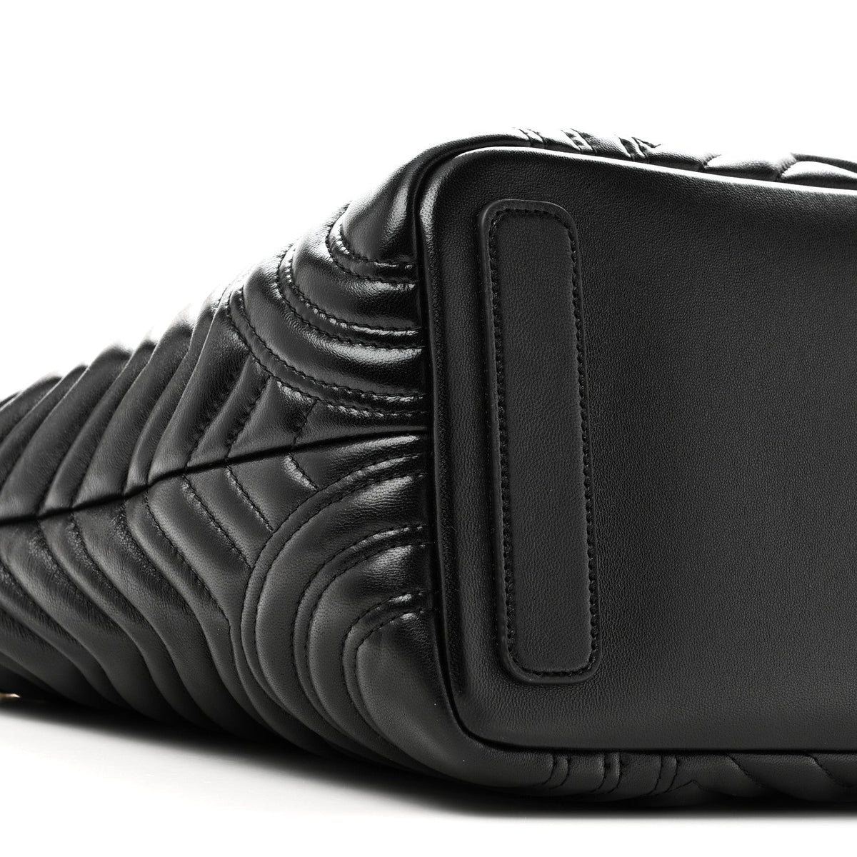 Medium Lambskin Tote Bag - Black