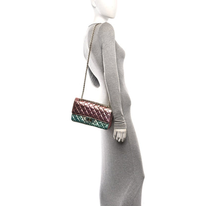 Quilted Goatskin Flap Shoulder Bag