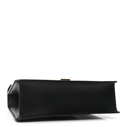Small Calfskin Shoulder Bag - Black