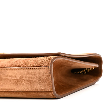 Small Suede Satchel Bag