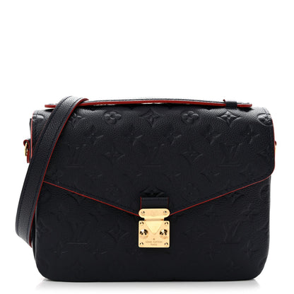 Empreinte Pochette Metis Marine Rouge Handbag