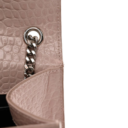 Medium Calfskin Satchel Bag - Pink