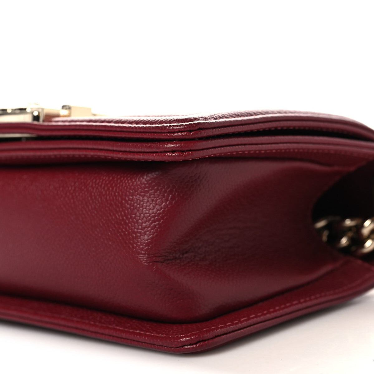 Small Quilted Caviar Flap Shoulder Bag
