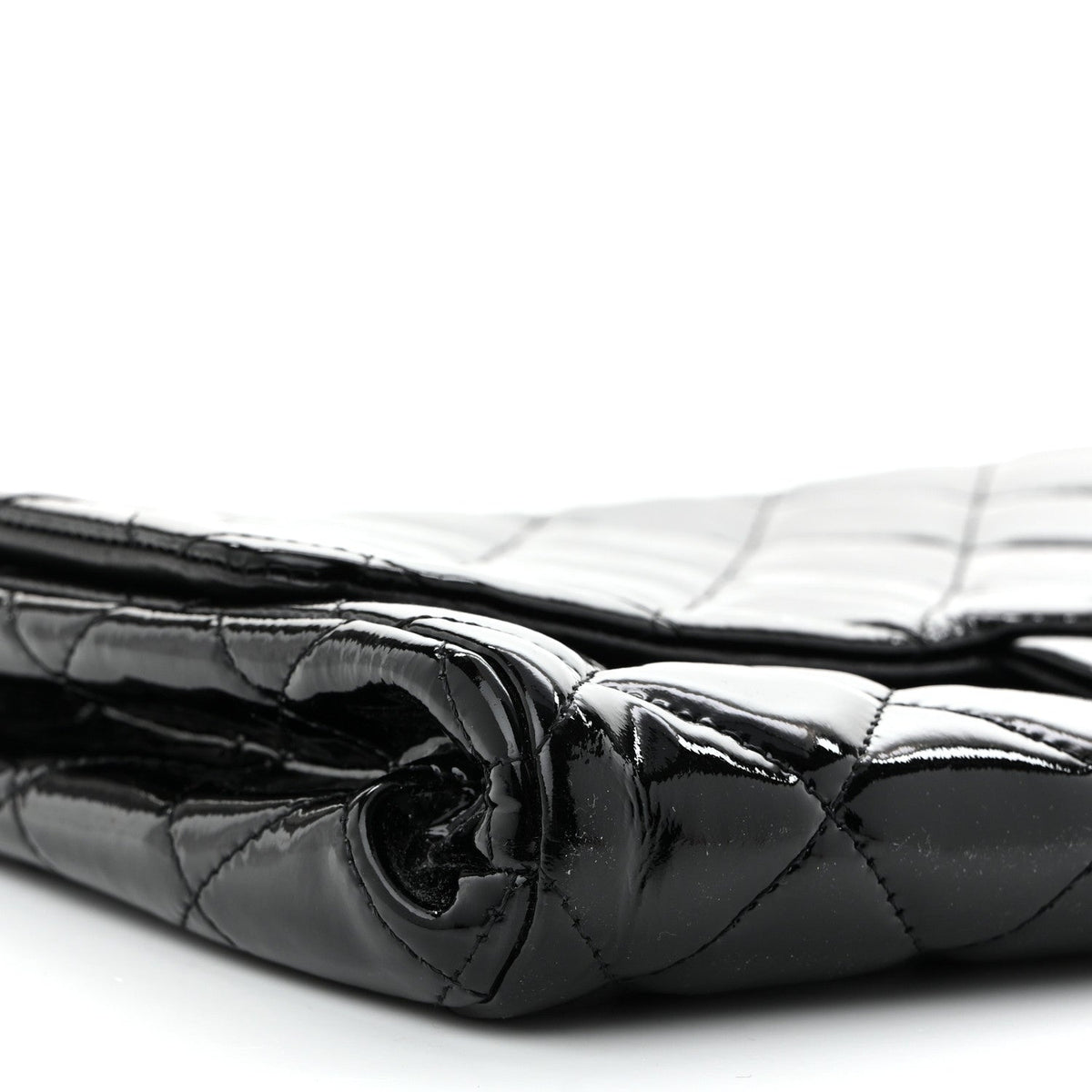 Quilted Clutch Bag - Black