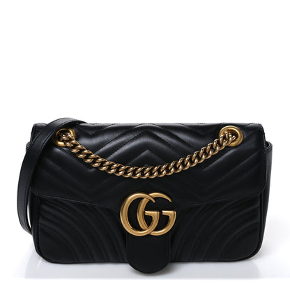 Small Calfskin Shoulder Bag - Black