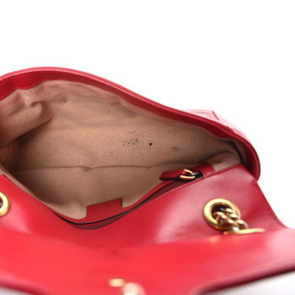 Small Calfskin Shoulder Bag - Red