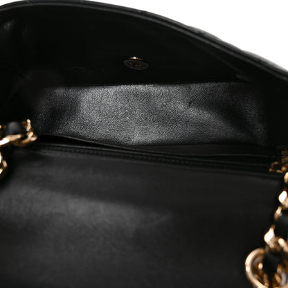 Mini Quilted Lambskin Flap Shoulder Bag - Tan