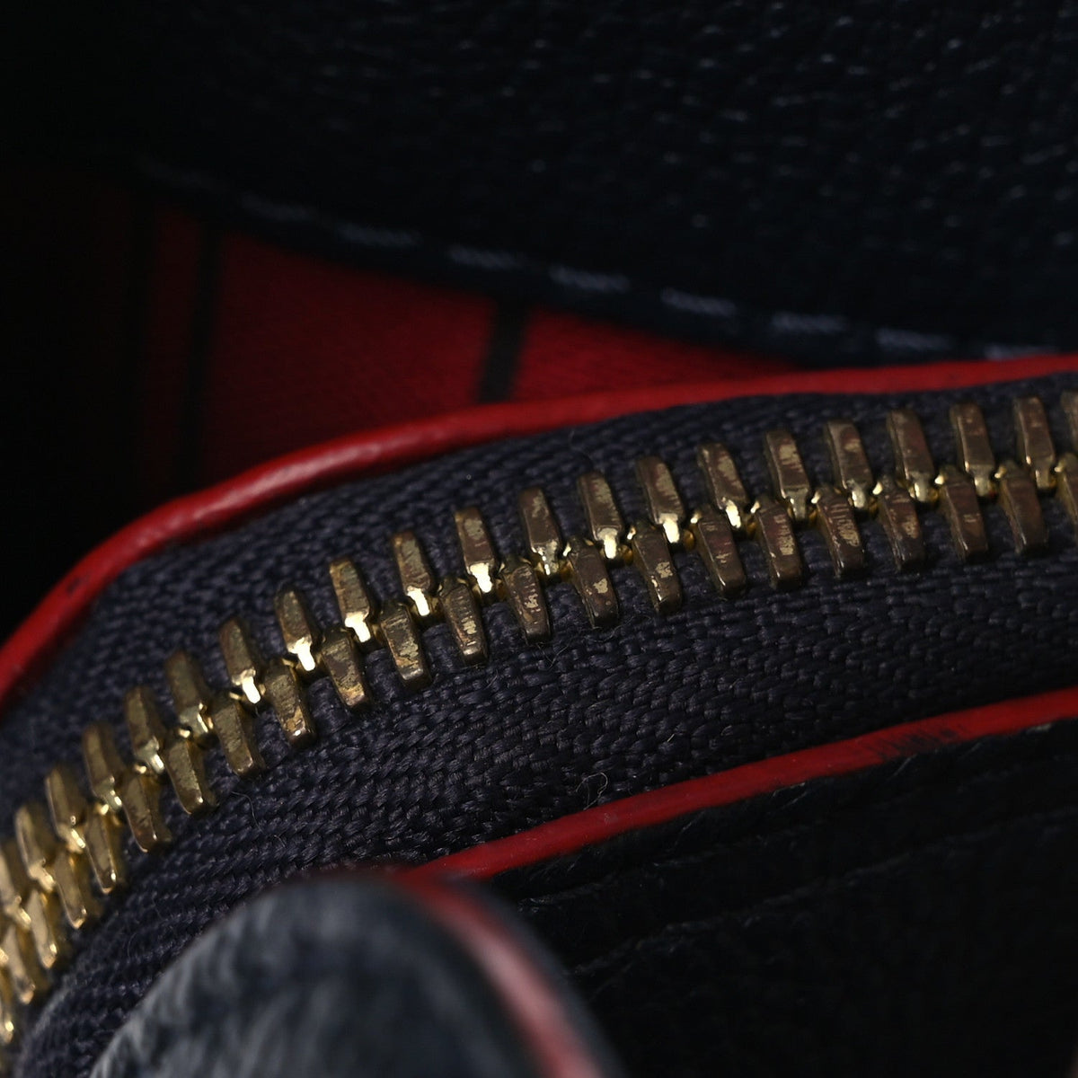 Empreinte Montaigne Bb Marine Rouge Handbag