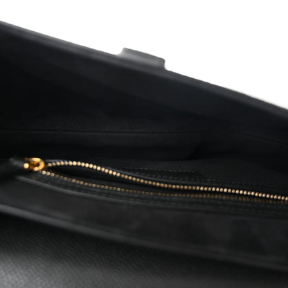 Calfskin Handbag - Black