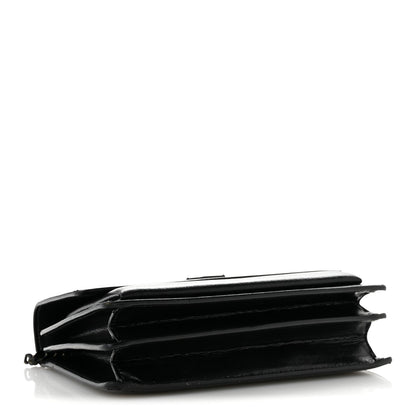 Medium Calfskin Satchel Bag - Black