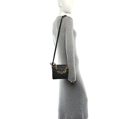 Lambskin Handbag - Black