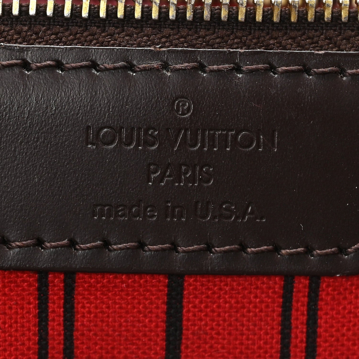 Damier Ebene Neverfull Gm Handbag