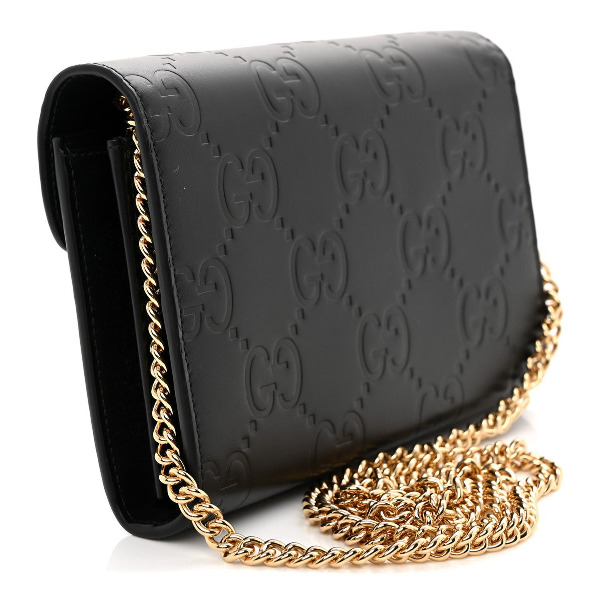Calfskin Wallet Bag - Black