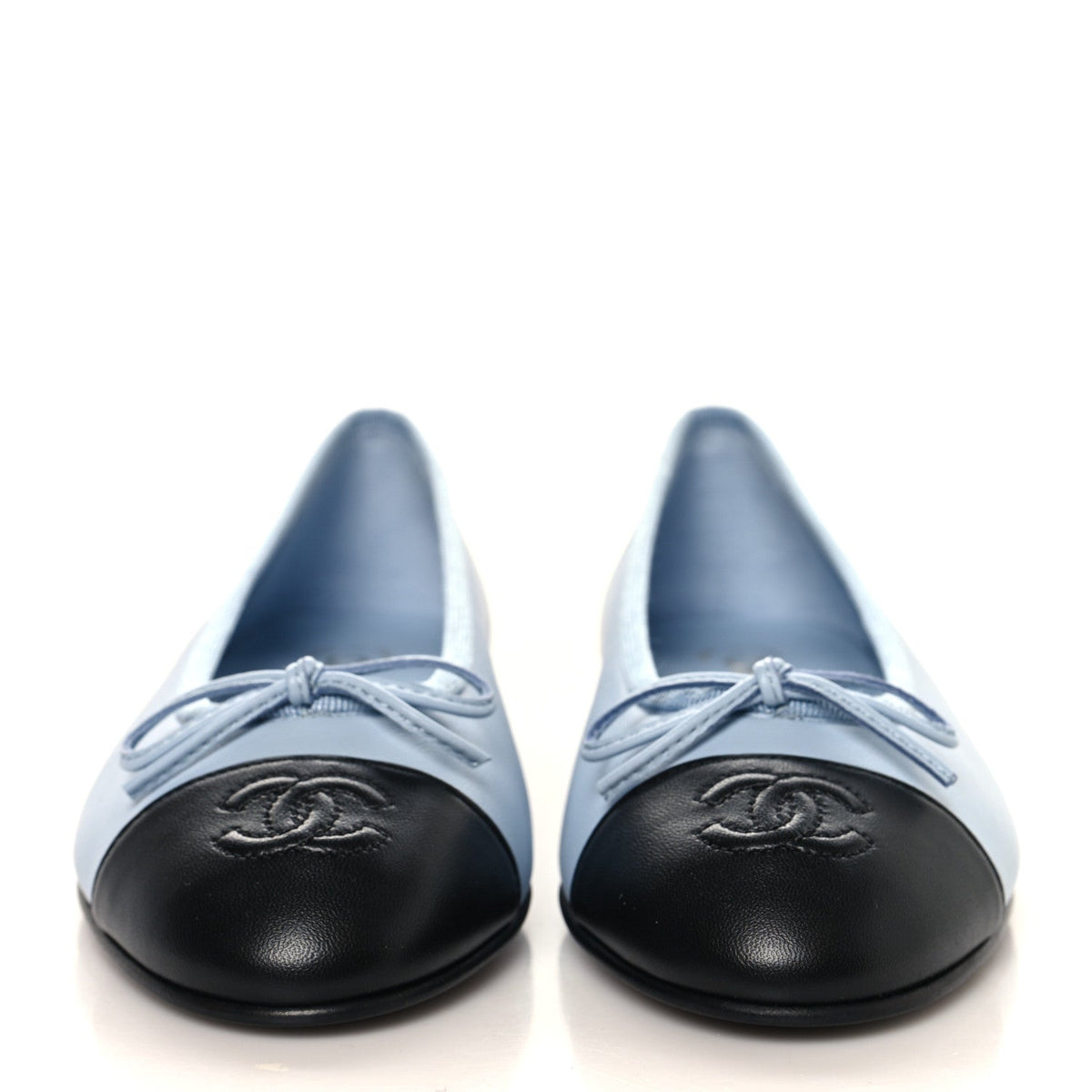 Chanel Cap Toe CC Ballerina Women's Shoes