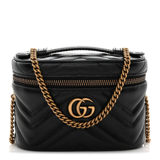 Mini Calfskin Handbag - Black