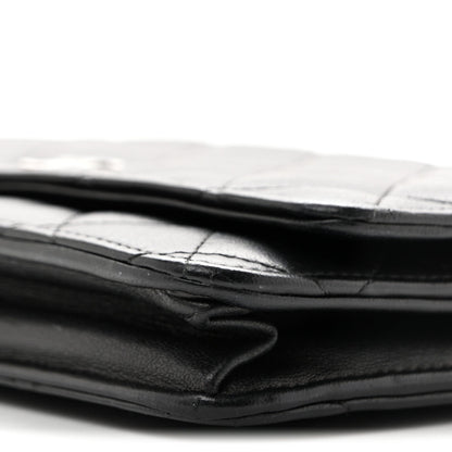 Quilted Lambskin Wallet Bag - Black