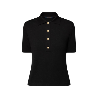 Women's Monogram Piqué Polo Top