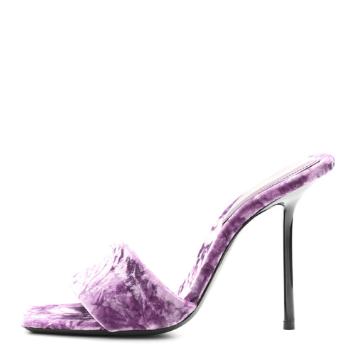 Velvet Baliqua Mule Sandals Malva