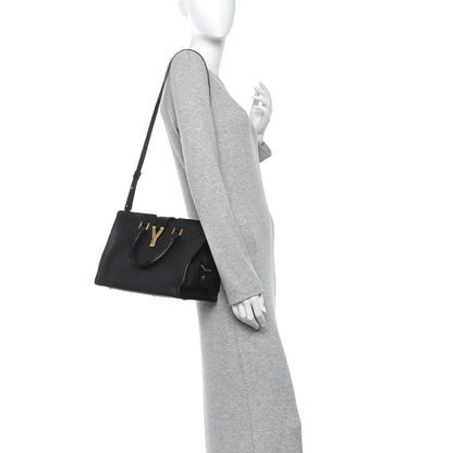 Small Calfskin Handbag - Black