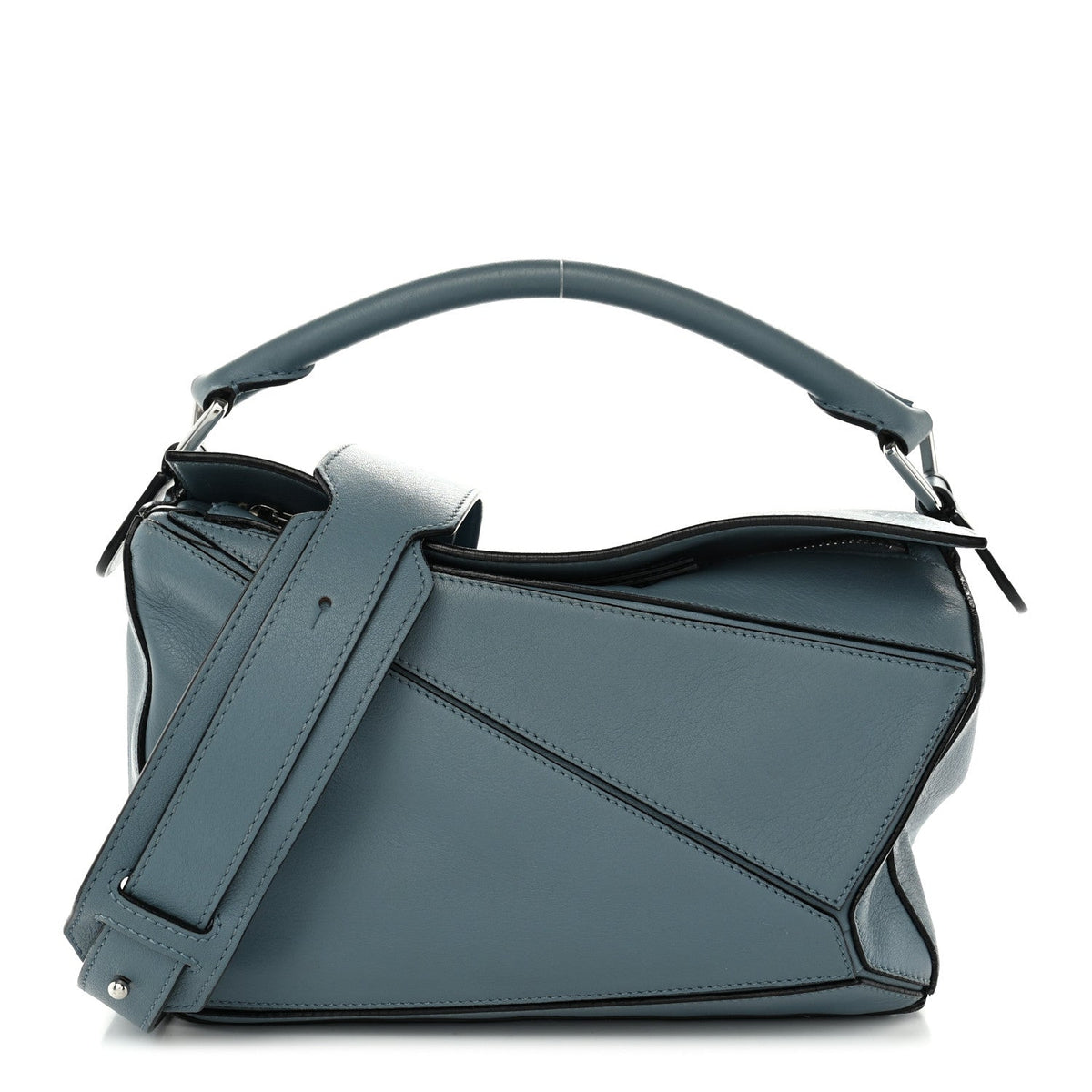 Small Calfskin Handbag - Blue