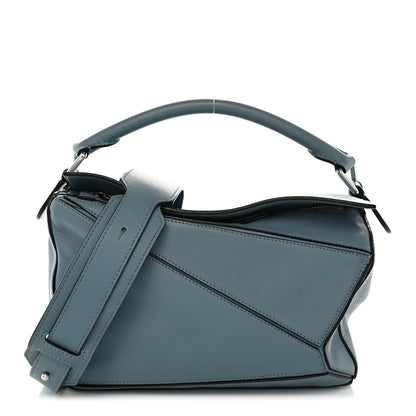 Small Calfskin Handbag - Blue