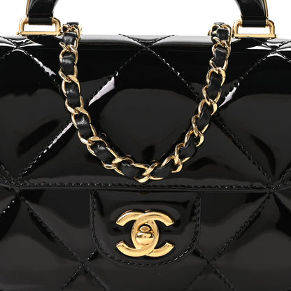 Mini Calfskin Clutch Bag - Black