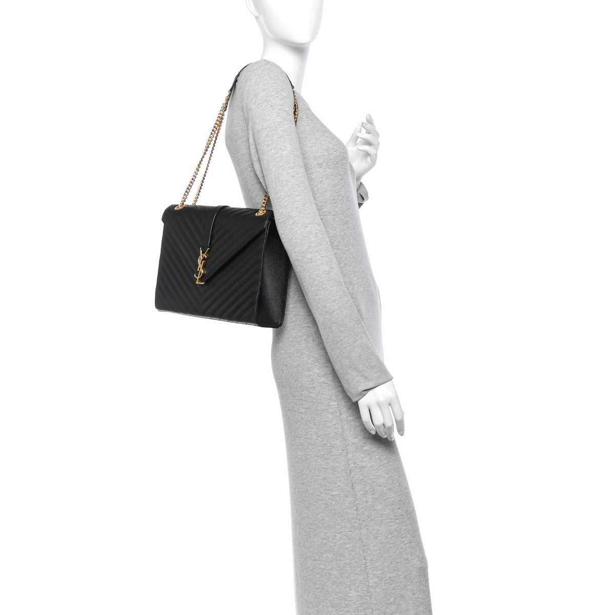 Large Satchel Bag - Black
