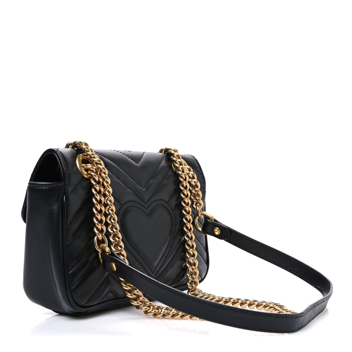 Mini Calfskin Shoulder Bag - Black