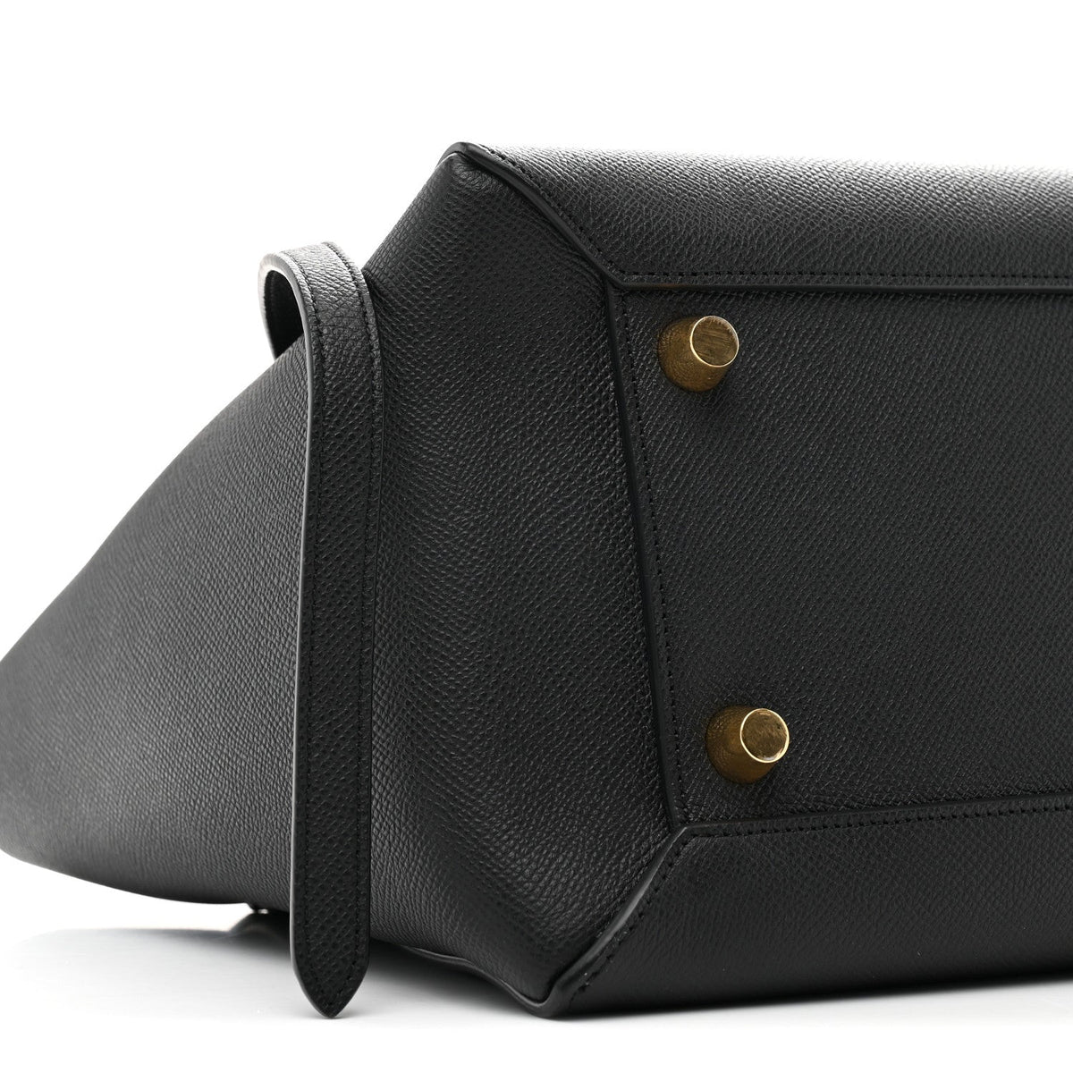 Mini Calfskin Belt Bag - Black