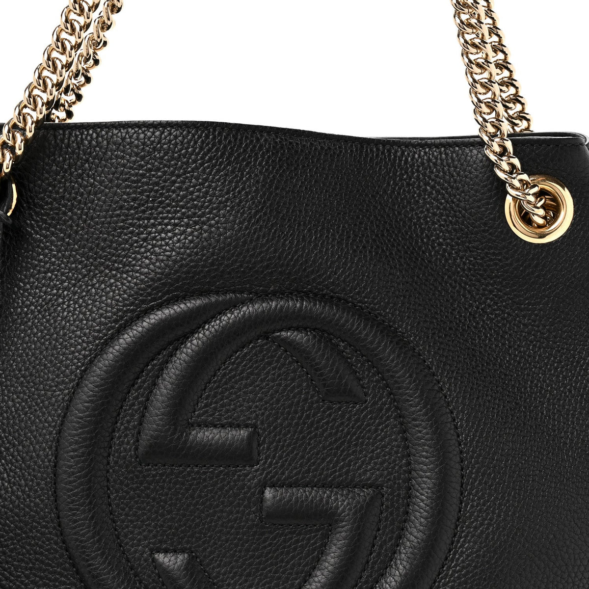 Medium Calfskin Shoulder Bag - Black