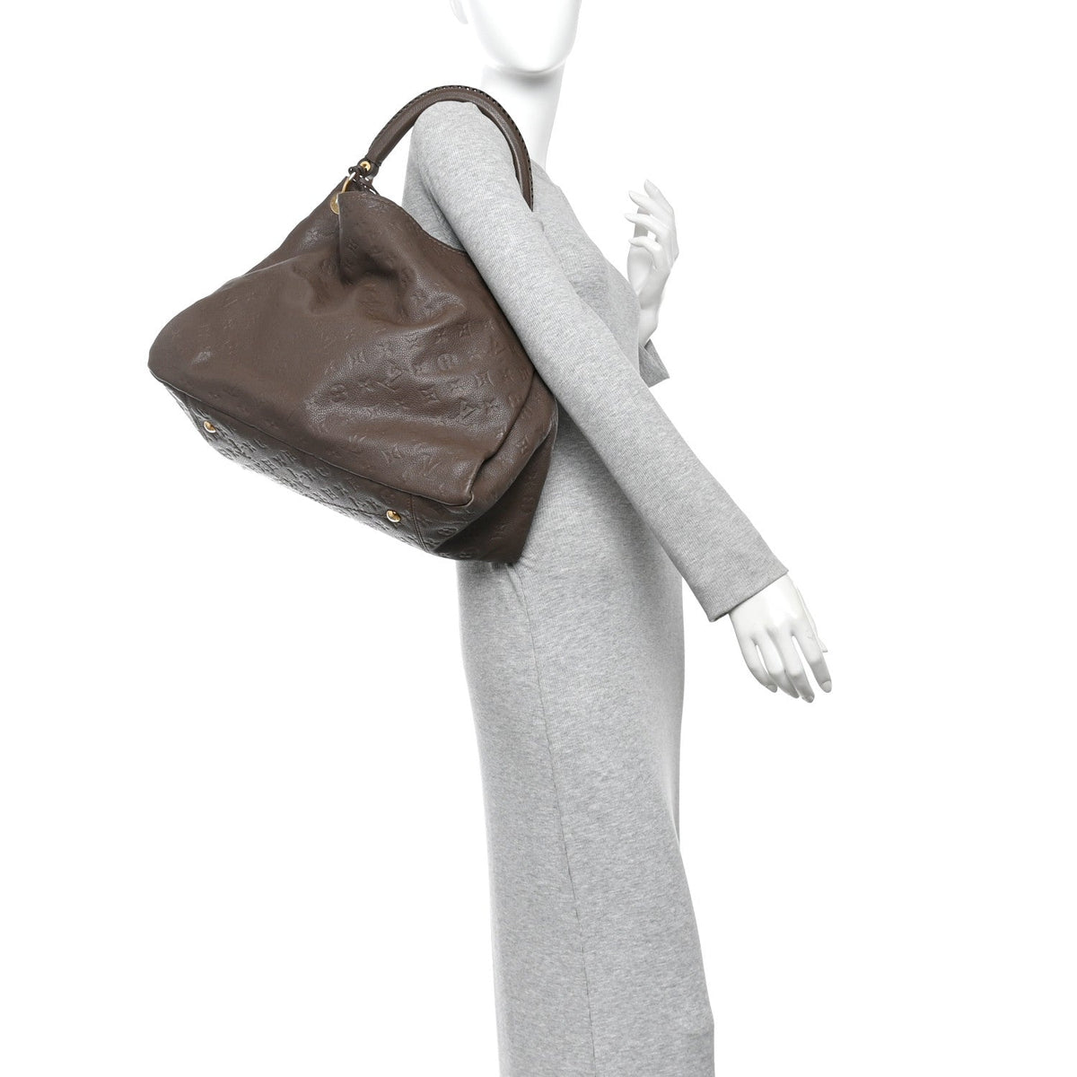 Empreinte Artsy Mm Taupe Glace Handbag