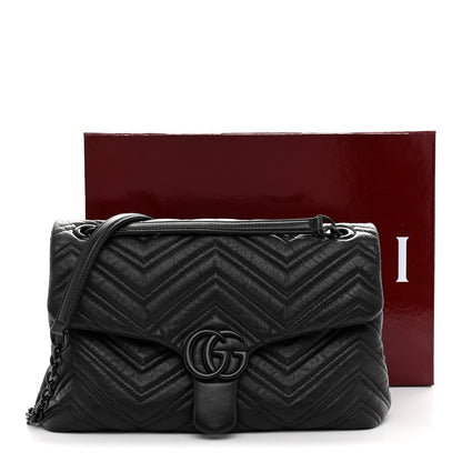 Medium Calfskin Shoulder Bag - Black