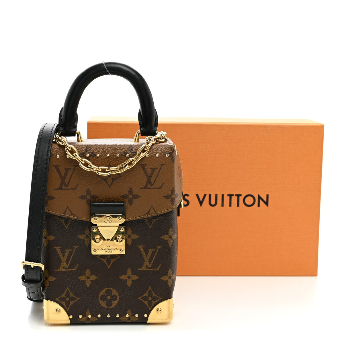 Reverse Monogram Camera Box Nm Handbag
