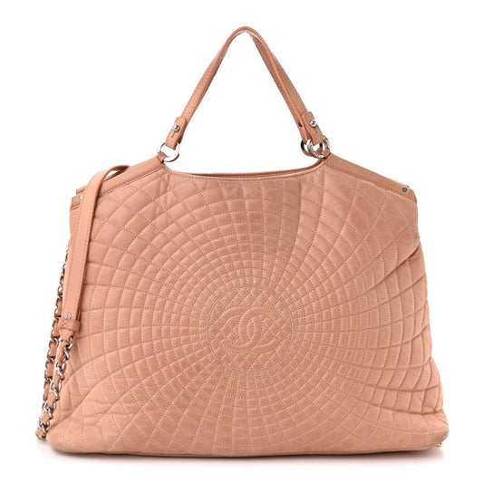 Large Calfskin Tote Bag - Pink